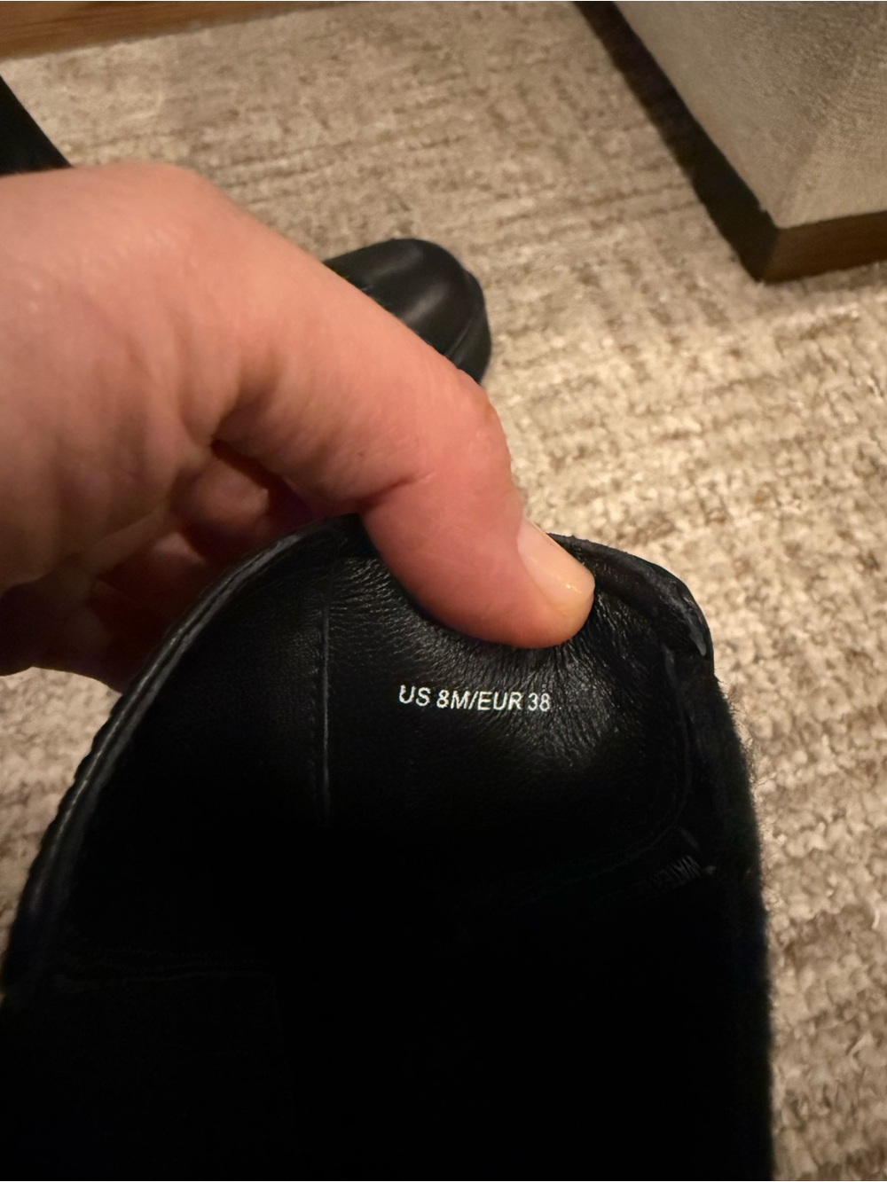 Vince Black Platform Chelsea Ankle Boots - Picture 4 of 5